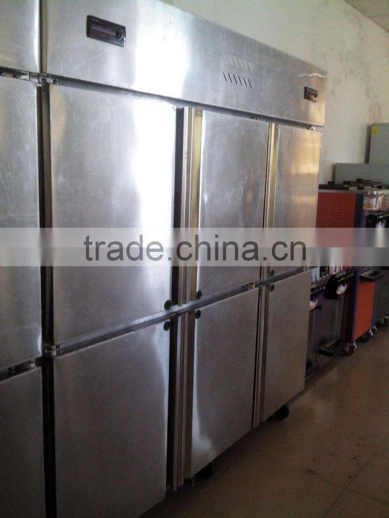Fresstanding Stainless steel 6-door Commercial Kitchen Freezer GD-6 0086-13632272289