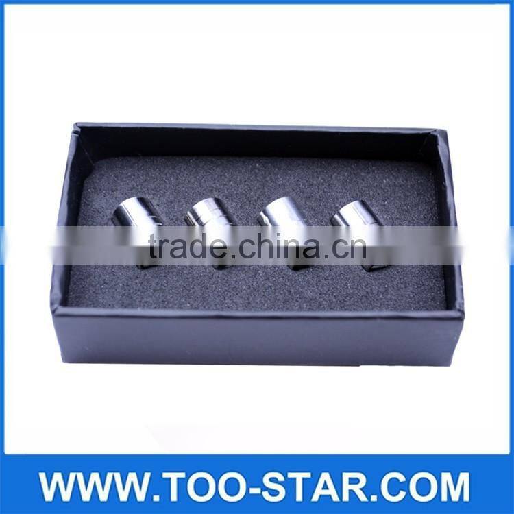 Silver Car Wheel Decor Tire Air Valve Caps Stem Cover With AMG Emblem Decoration