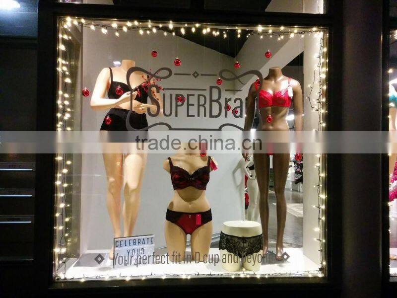 Fashion headless big bust fat female lingerie mannequins display