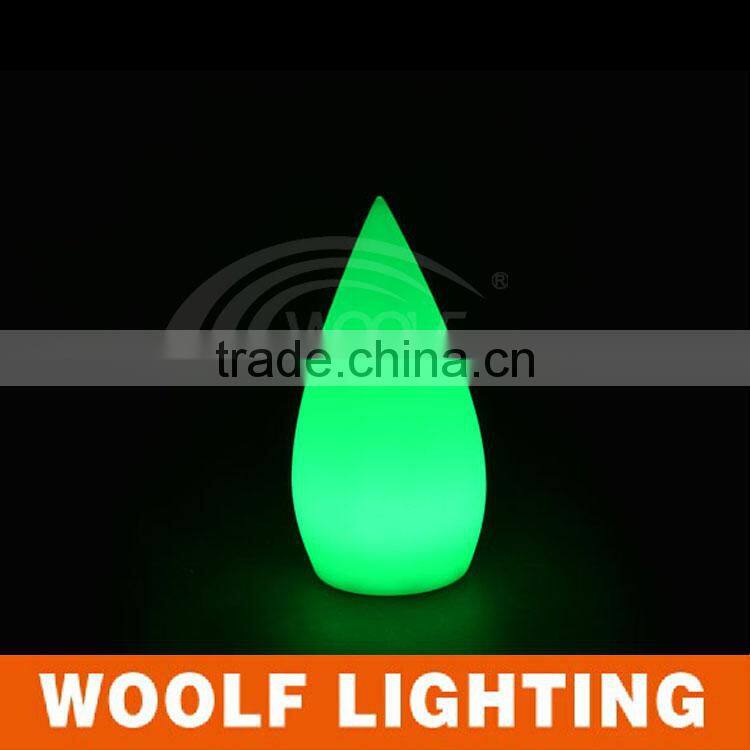 Remote Control Waterdrop Shape Decorative LED Table Light