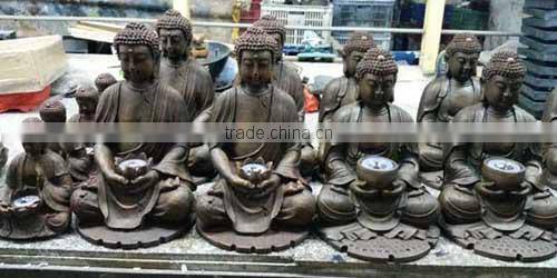 Fiberglass buddha head wall plaque for wall decoration