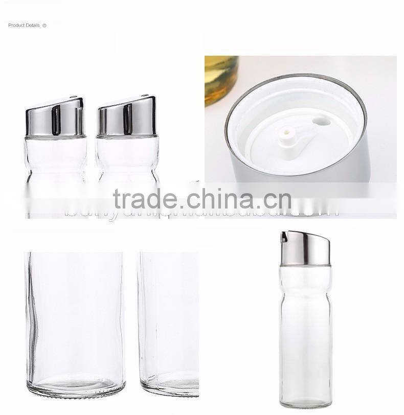 Wholesale Popular Glass Cruet Set Oil & Vinegar Dispenser Bottle Set