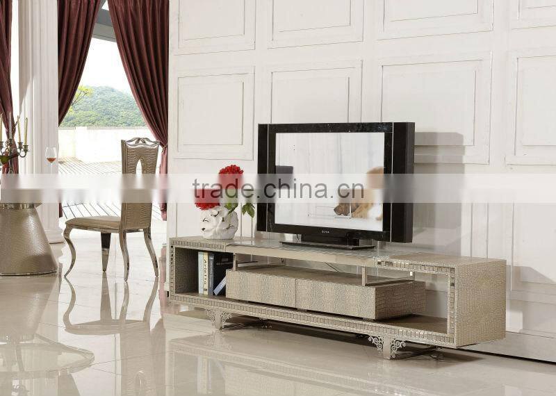 E379 latest design marble top living room furniture lcd TV Stand