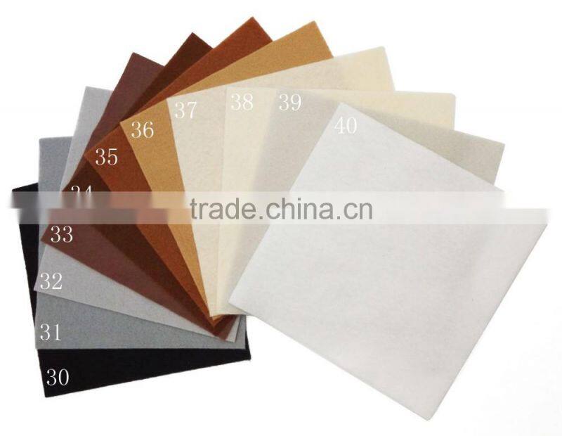 15080401 Factory hot seller colorful wholesale polyester craft felt A4,20x30cm size