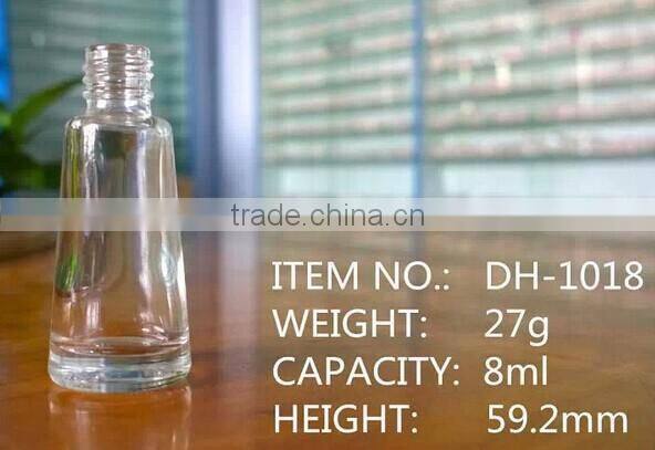 Nail Polish Oil Use and Glass Material Empty Nail Polish Bottle