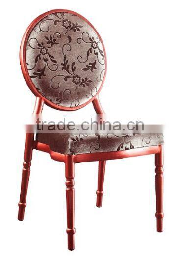 Factory directsale European style rounded back aluminum dining chair LQ-B900