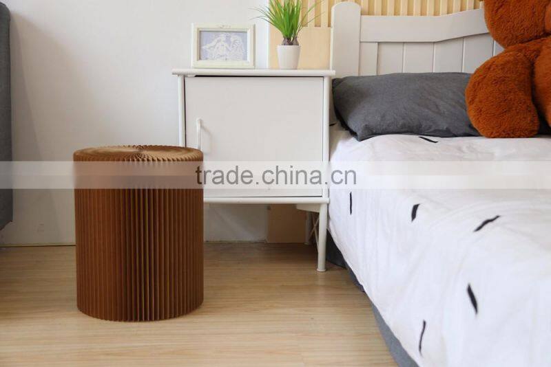 38X15X3CM White Folding Chair Waterproof and Hexagonal Honeycomb Structure paper stool For School ,Living, Dining Room & Dorm