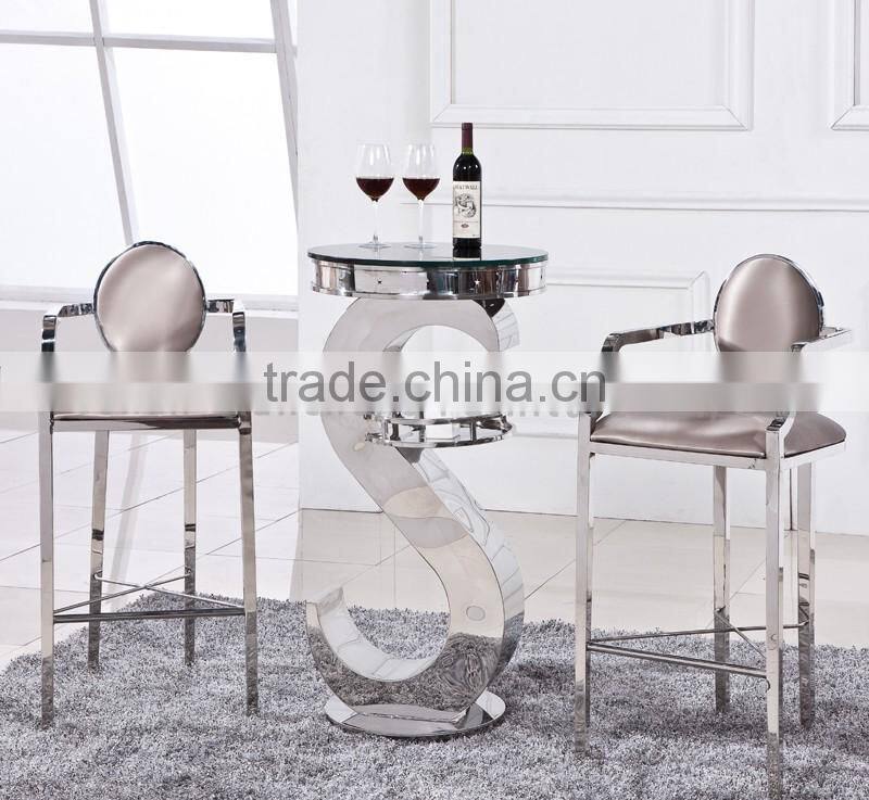 Armrest Stainless Steel Baby High Chair