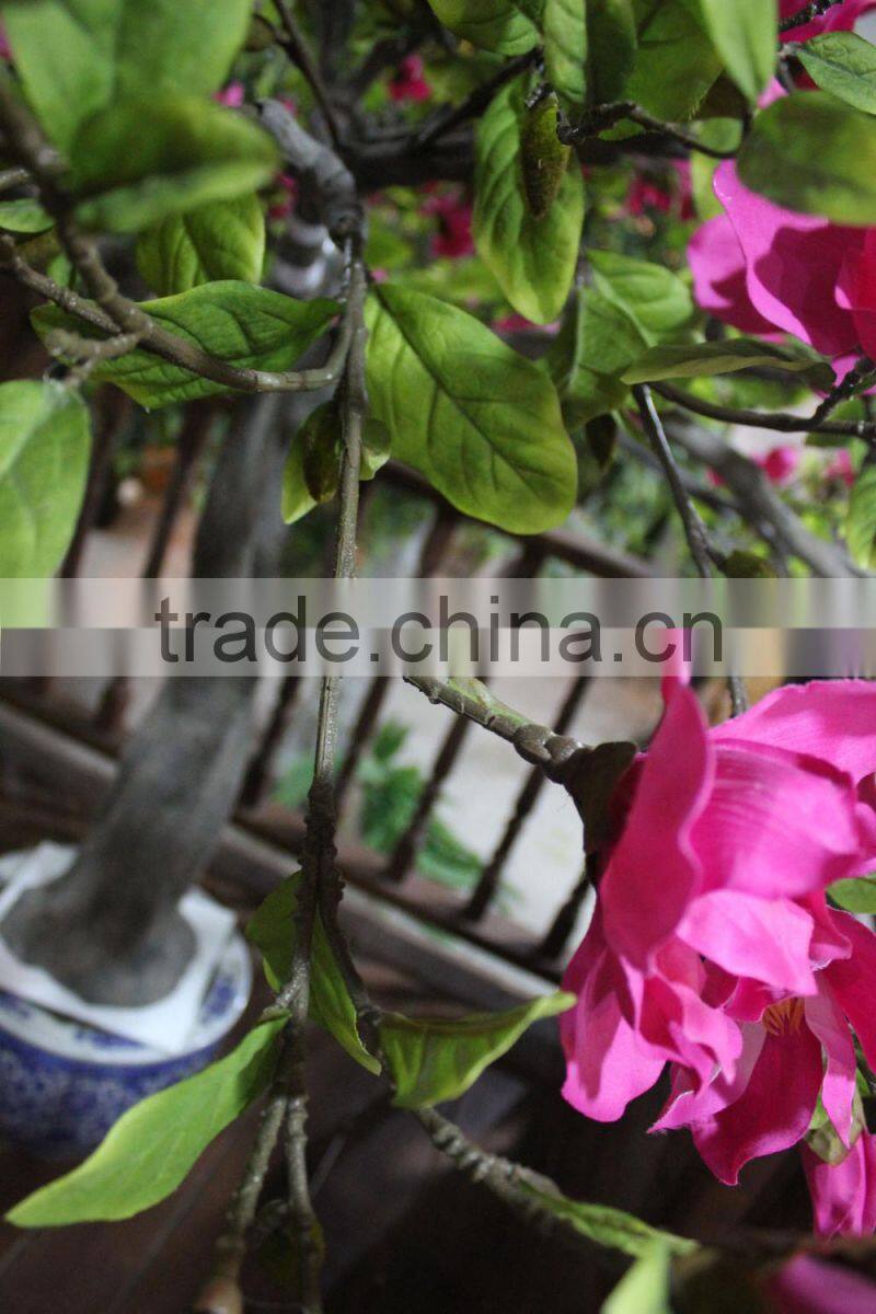 artificial blooming tree outdoor/indoor factory decoration artificial yulan tree