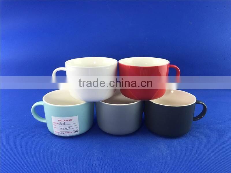 hot selling colorful kids coffee mugs