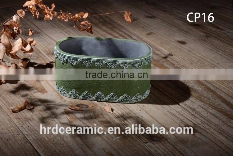 2016 cement Flowerpot, flower pots wholesale, planters and pots