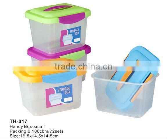 23cm x18.5cmx15cm handy storage tool box with lid