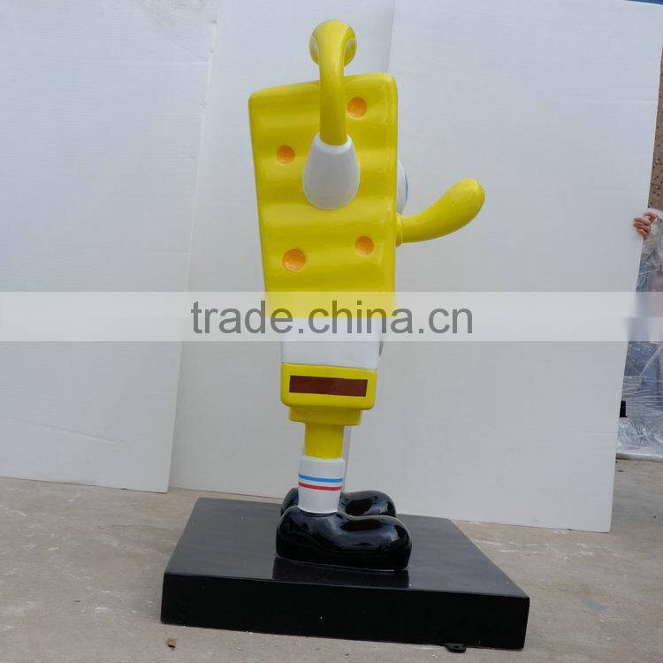 Fiberglass swob cartoon statue