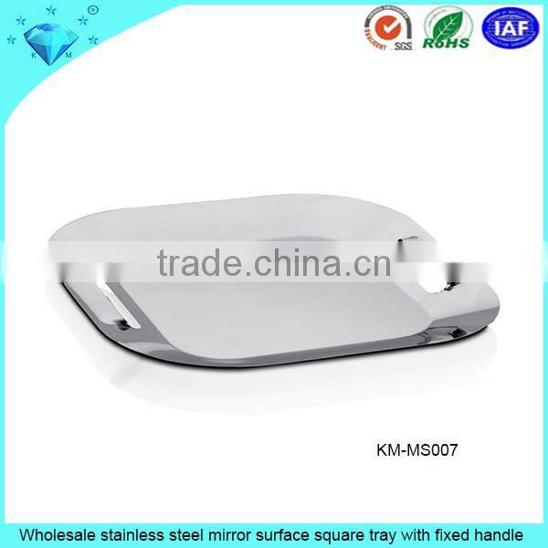 Wholesale custom tea tray stainless steel snack serving tray