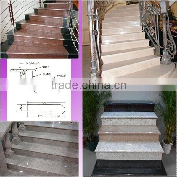 Cheapest Grey Granite Steps G383 granite Pearl Flower Granite Stair