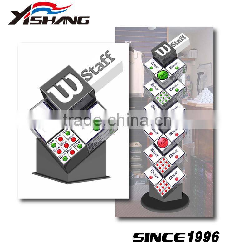 Customize countertop acrylic case golf ball display