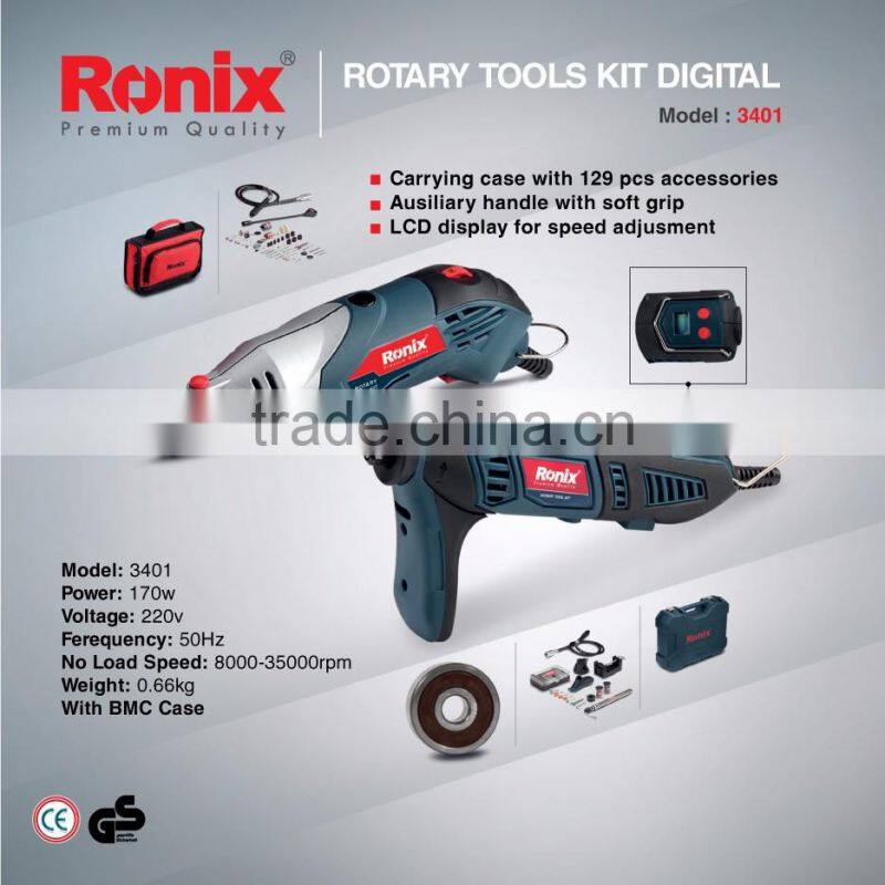 MODEL 3401 RONIX ROTARY TOOLS KIT/ 170B-2 170W 0.66KG