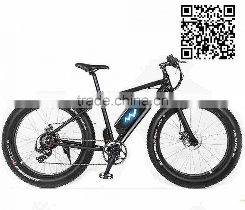 26 inch electric mountain bicycle with 250w Brushless hub motor