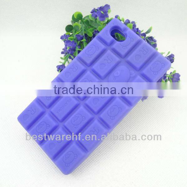 Custom silicone rubber mobile phone bag, cellphone case for apple iphone 5 5s