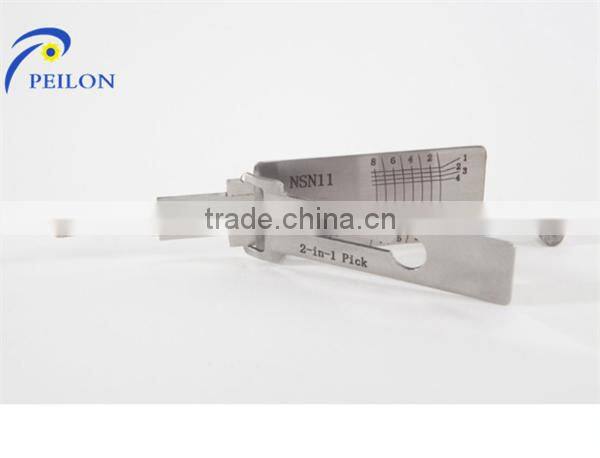 Auto Locksmith Tools LISHI NSN11 2-in-1 Auto Pick and Decoder For Nsn Locksmith Tools