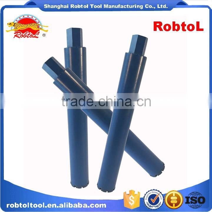 55mm Cured Reinforced Concrete Diamond Core Drill Bits Asphalt Masonry Cement Brick Block Wet Boring Segmented Brazed Laser Weld