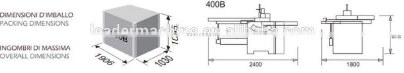 400B CE Certification Italy technical combination woodworking machine