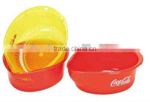 plastic filter basin/plastic kitchen basin