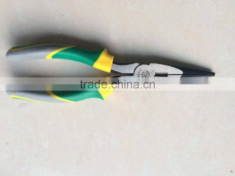 Cheap price 200mm/8'' long nose clamp plier, high quality needle nose plier