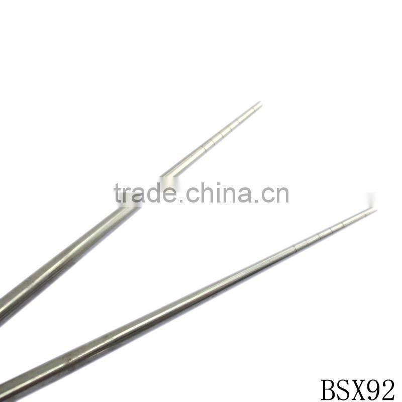 Factory price natual color stainless steel chopsticks