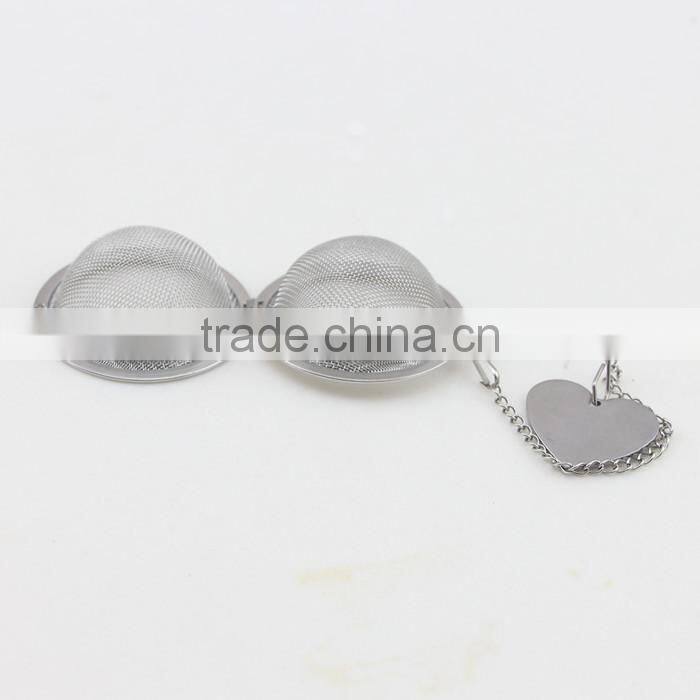 Stainless Steel Mesh Tea Infuser With A Hook Chain