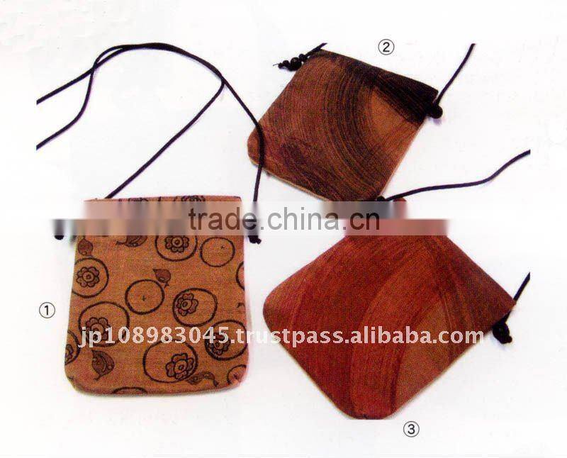 Persimmon dyed Bag made in Japan