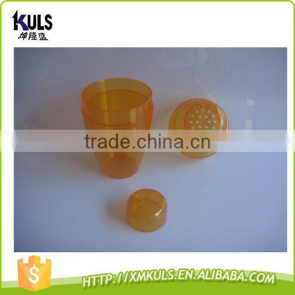 350ml 500ml colorful plastic champage ,cocktail,whisky wine bottle shaker