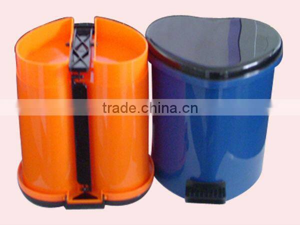 Heart-shaped Houseware Plastic Pedal Trash Bin