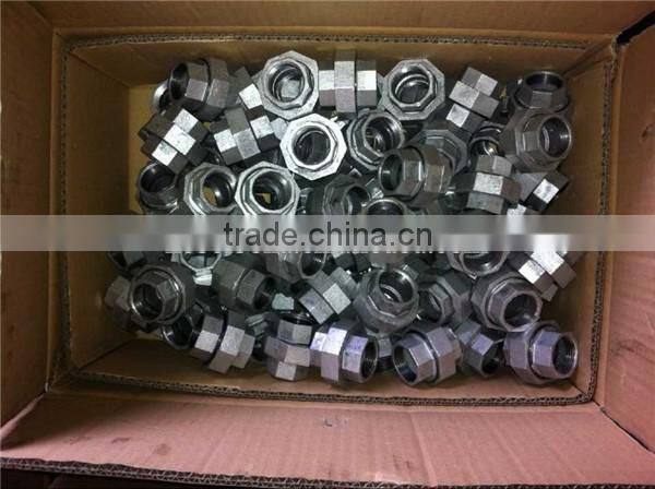 1/8" - 6" Galvanized Union With Tight Sealing