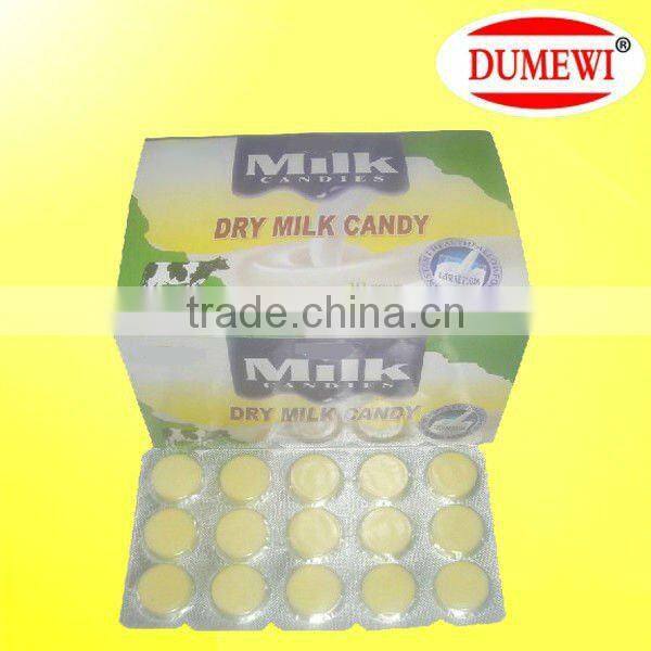 Round Dry Milk Candy