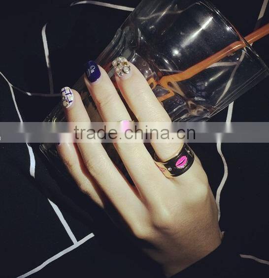 HOT sell fashion jewelry gold finger ring set midi ring set