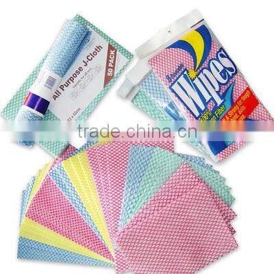 dry cleaning sheets/cleaning product/disposable viscose cleaning wipes