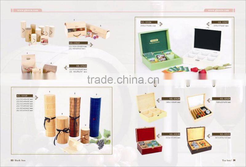 2017 Unique Hand-Made Wooden Tea Box