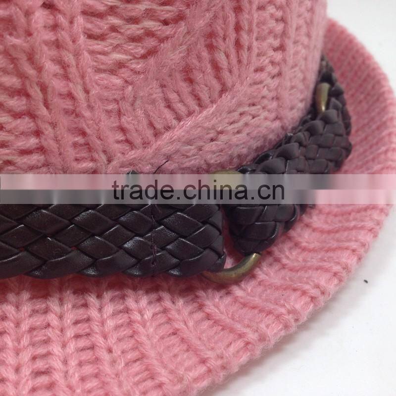 Hair Accessories Knitted Ladies Hat And Knit Hat