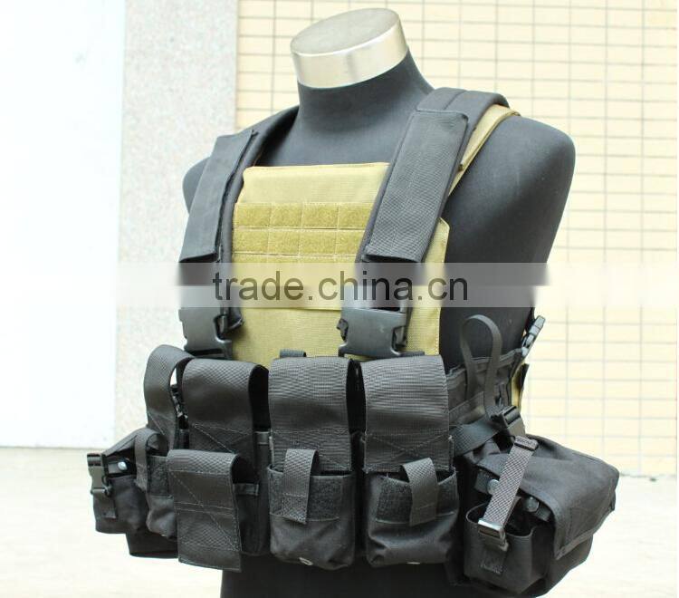 1000D cordura khaki military tactical combat vests