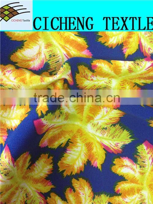 shaoxing cicheng textile polyester/ wool dobby weave wool mixed fabric for coordinates
