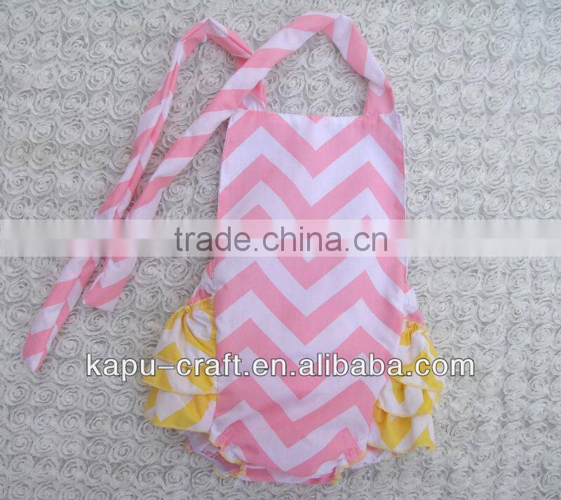 Cheap rainbow infant Petti bubble romper set