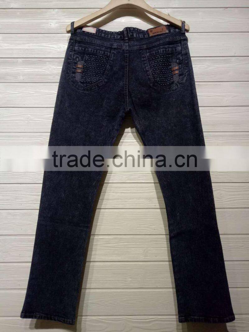 GZY price of jeans manufacturing machinery washed elastic new jeans men 2016