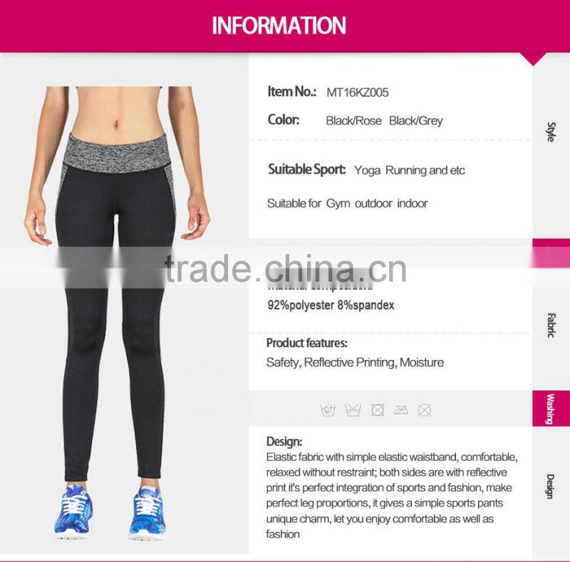 From China Supplier Women Fitness Legging Wear Gym Sports Pants For Yoga Wholesale