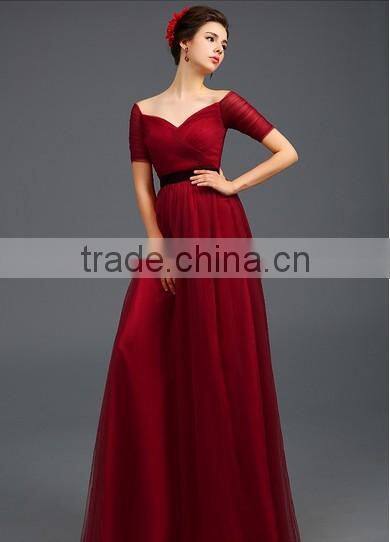 elegant long sleeve long fashion lady dress