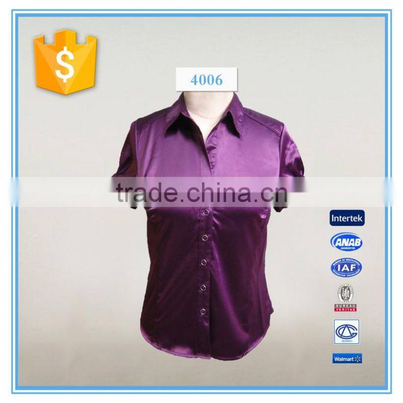 Elegant Short Sleeve Blouses Models For Women Summer 2016