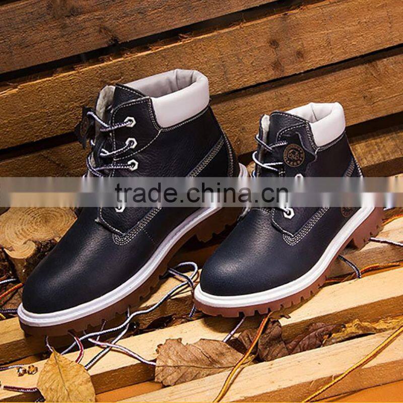 Size 23-42 2016 New Kids Boots Girls Child Winter Lace Up Shoes