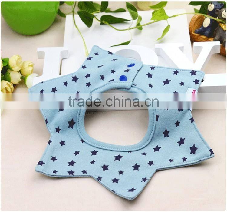 Waterproof cotton necklace pattern baby bibs