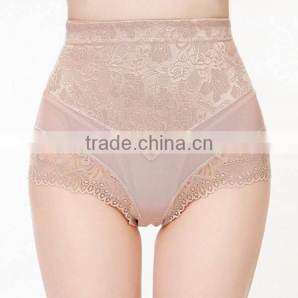 Wholesale Gauze Nylon High Waist Abdomen Drawing Panties