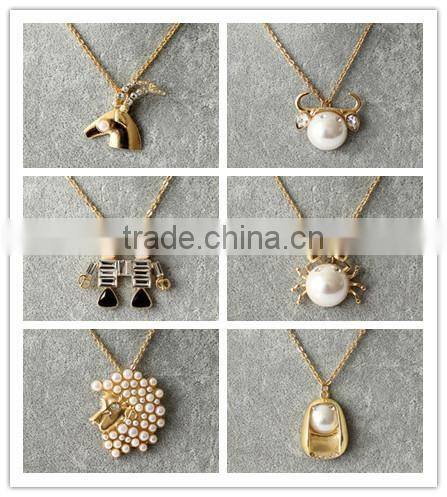 Alibaba Wholesale 2014 fashion 12 Constellations Necklace